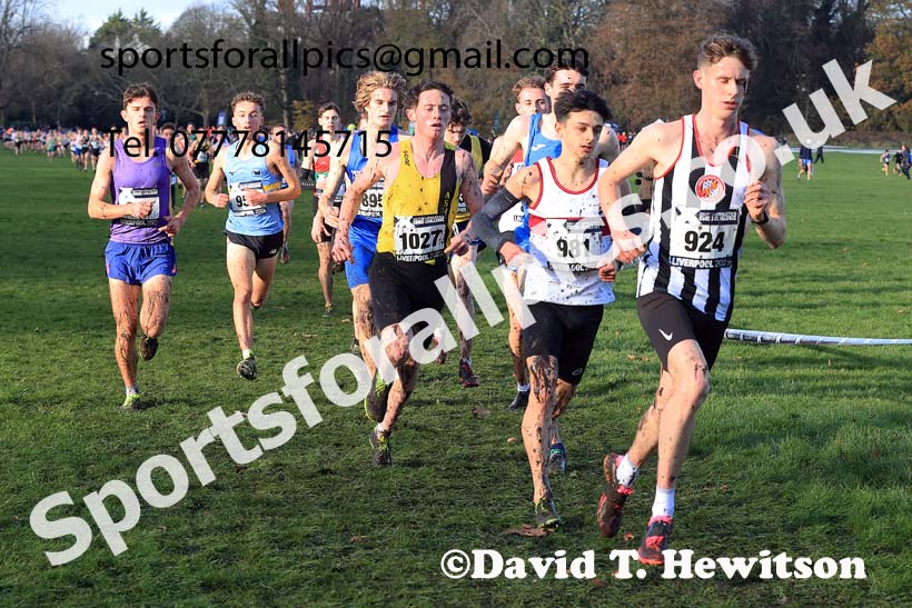 Junior Men (Under-20s), 2023 British Athletics Cross Challenge, Sefton Park, Liverpool. Photo: David T. Hewitson/Sports for All Pics